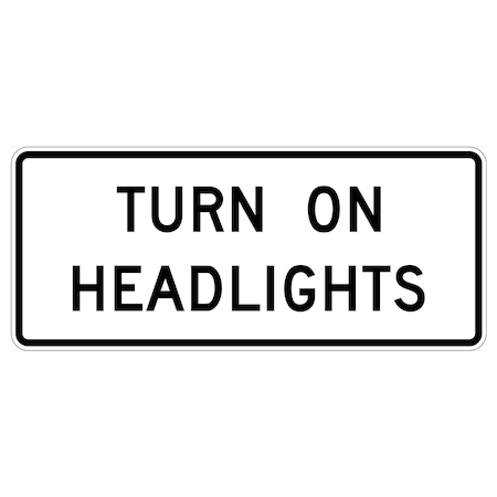 Sign Solutions Usa 18 in Height, 42 in Width, Aluminum, Horizontal Rectangle DUS08HWT4218R16-8